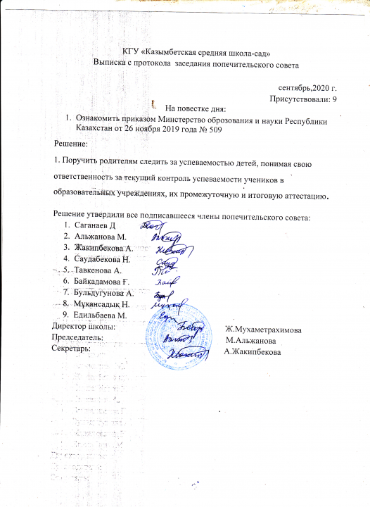 Выписка из протокола ПС 2019, декабрь №4